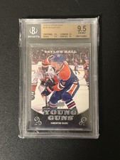 2010-11 UD Taylor Hall Young Guns Rookie Card #219 BGS 9.5 GEM MINT W/10!. rookie card picture