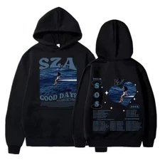 SZA Hoodie Good Days SOS Album Hoodie Pullover Graphic Music Concert Sweatshirt