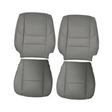 Driver  Passenger Side Bottom  Top Lean Back Microfiber Leather Seat Cover