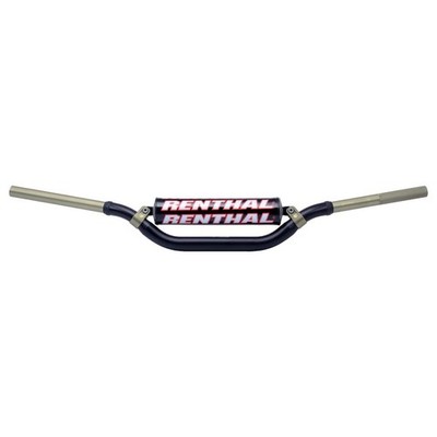 Renthal 999-01-BK-07-185 Twinwall 1 1/8''Handlebar Jeremy McGrath Bend(#999)Black