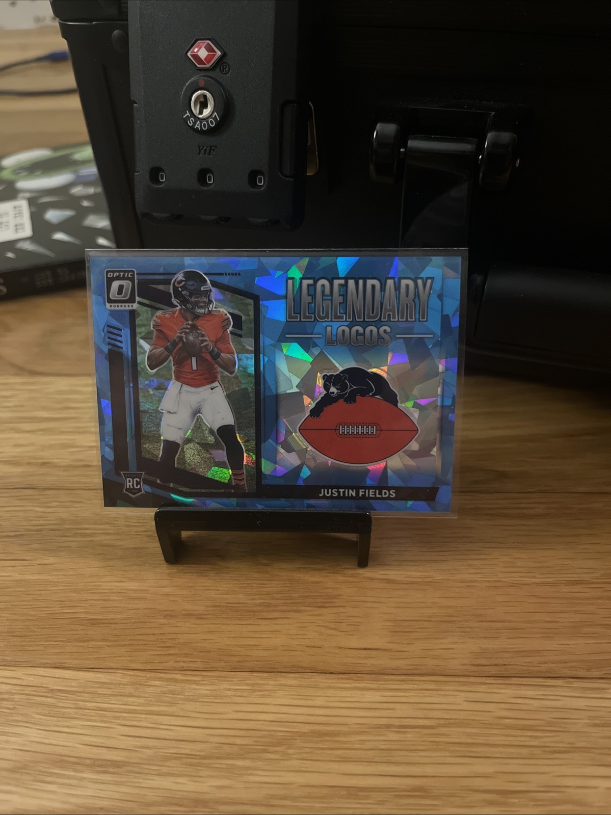 Justin Fields Panini Donruss Optic Legendary Logos #LL2 Ice