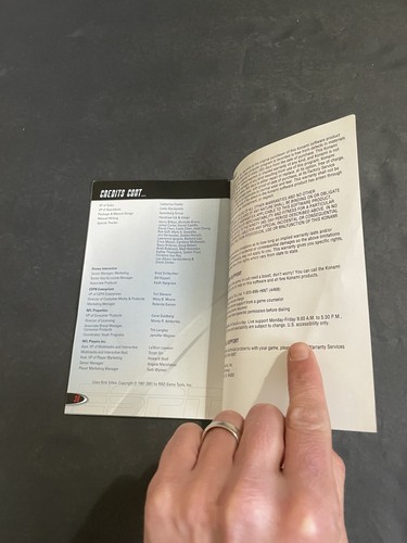 espn nfl primetime 2002 Xbox Manual Only - Picture 4 of 5
