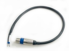 Neutrik metal Speakon NLT4FX to NL4TFX Black Series Tour Grade 27" long