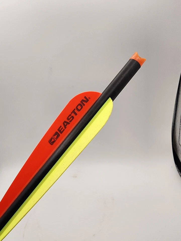 Easton Carbon Power Bolts 20" - Paquete de 6 - Leva de media luna - NUEVO - Ballesta de carbono Foto 2 de 4