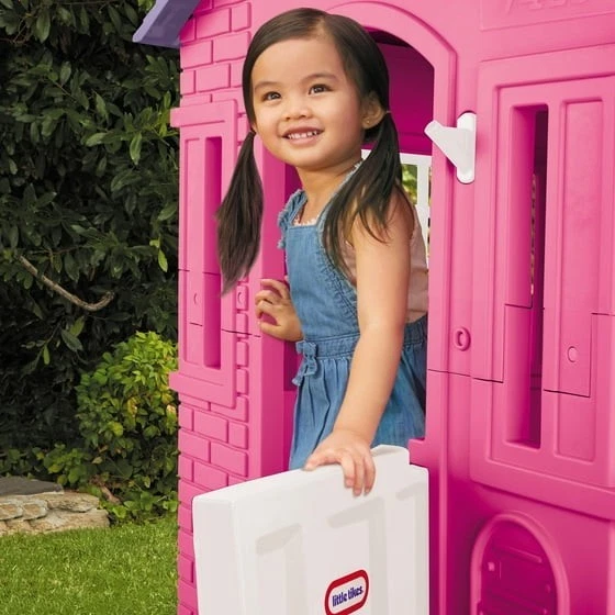 Little Tikes Cape Cottage House, Pink - Pretend Playhouse for Girls - Image 3 of 4