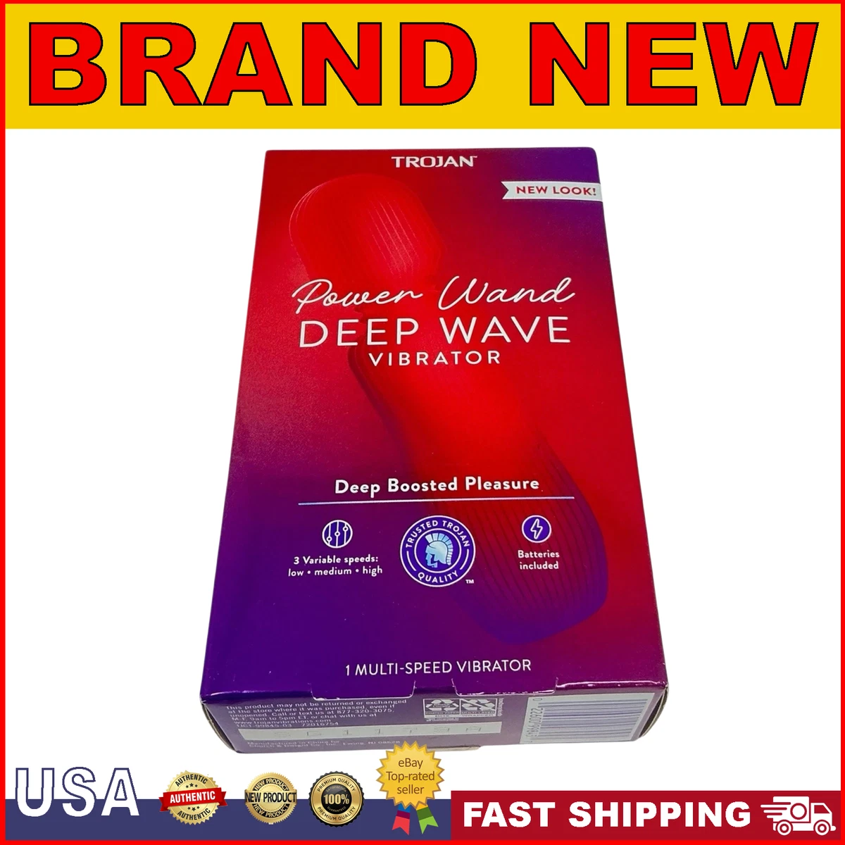 trojan vibrations power wand Vibrating Power Wand Massager main image 0