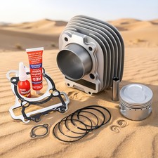 For 1999-2004 Yamaha Bear Tracker 250 Cylinder Piston Gasket Top End Kit ATV
