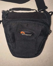 Lowepro TLZ Mini Top Load Zoom Camera Bag Black Padded Case w/ Shoulder Strap
