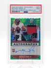 MICHAEL PENIX JR 2024 CONTENDERS OPTIC RPA ROOKIE GREEN PULSAR /15 PSA 9 Q5829