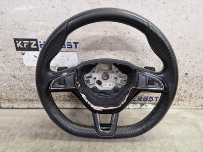 Skoda Octavia III 5E Lenkrad 5E0419091AQ HTS RS gelochtes Leder 314214