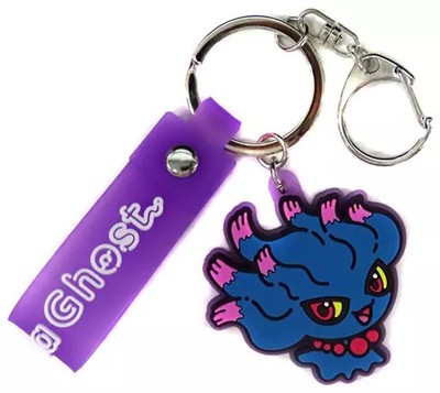 Keychain Muuma Luminous Rubber Keychain yonayonaGhost ''Pokemon'' Pokemon Center