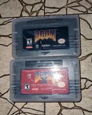 Doom Games I and II 1 2 One Two Game Boy Gameboy Advance GBA
