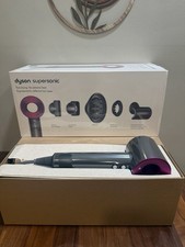 Dyson Supersonic Hair Dryer Gray Pink with Diffuser Styling Attachments