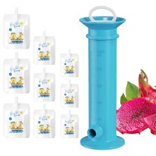 16PCS Baby Food Pouch Maker Reusable Infant Fruit Squeeze Puree Filler Pouch