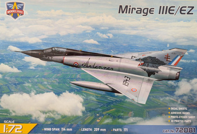 Modelsvit 72081 - 1:72  Mirage IIIE/EZ