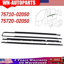 Dustproof Door Belt Molding Weatherstrip For 95-02 Toyota Corolla 75710-02050