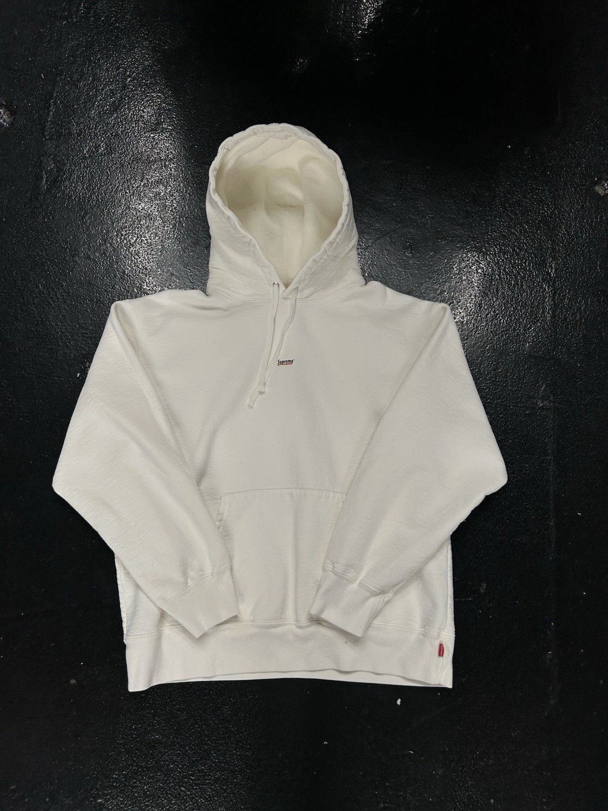 Mini logo blanc suprême taille L