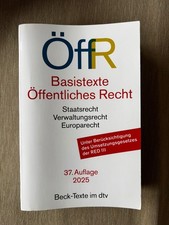 ÖffR Basistexte Öffentliches Recht 37. Aufl...