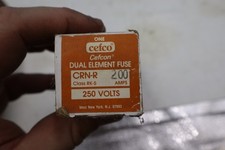 Cefco Class RK-5 250 V 200,000 AMPS RMS Dual Element Time Delay Fuse CRN-R-110