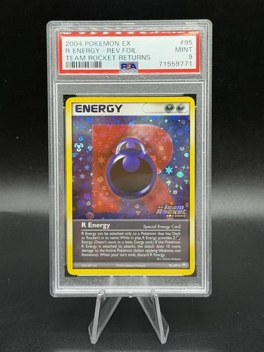 Pokémon  R Energy #95 PSA 9 EX Team Rocket Returns Stamped Reverse Holo N34