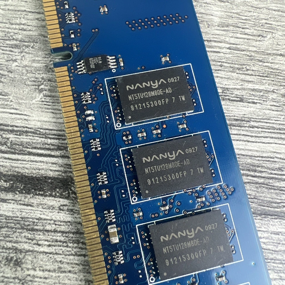 NEW Nanya 2GB DDR2 2Rx8 PC2-6400U 240pin DIMM DESKTOP MEMORY NT2GT64U8HD0BY-AD  - Image 4 of 4