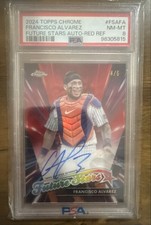 2024 Topps Chrome - Future Stars Autographs Francisco Alvarez #FSA-FA Red...