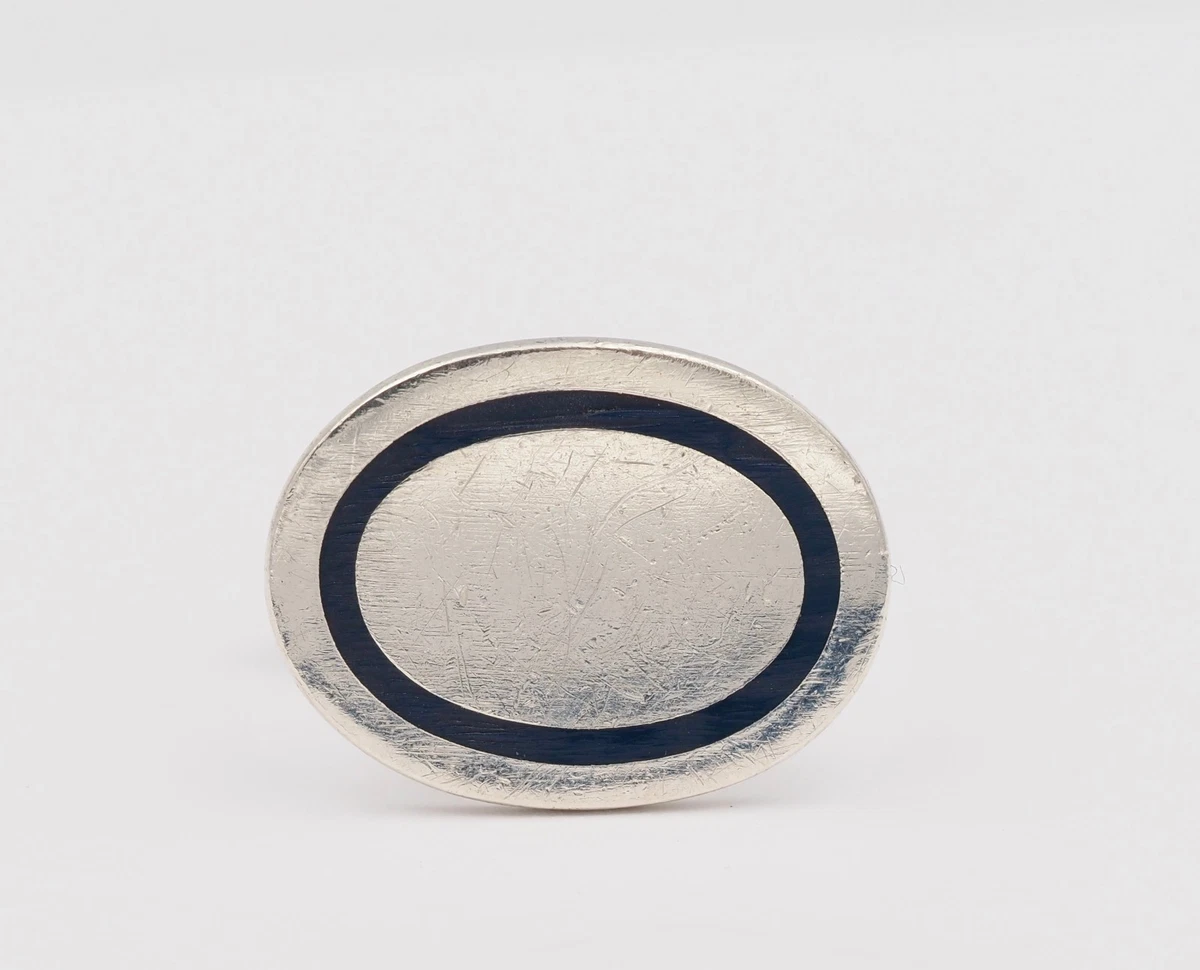 Gemelli Tondi Smalto Nero in ARGENTO 925 Galvanica Rodio 33380 Gemelli Tondi Smalto Nero in ARGENTO 925 Galvanica Rodio 33380