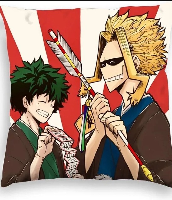 My Hero Academia Cushion Cover 45×17 11/16in Model At Choice Deku Midoria