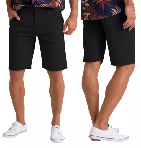 Mens Stretch Chino Casual Slim Fit Golf Summer Beach Comfort Shorts Half Pants