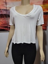 Wilfred Free White Size M Women's Cropped Tee Top 3