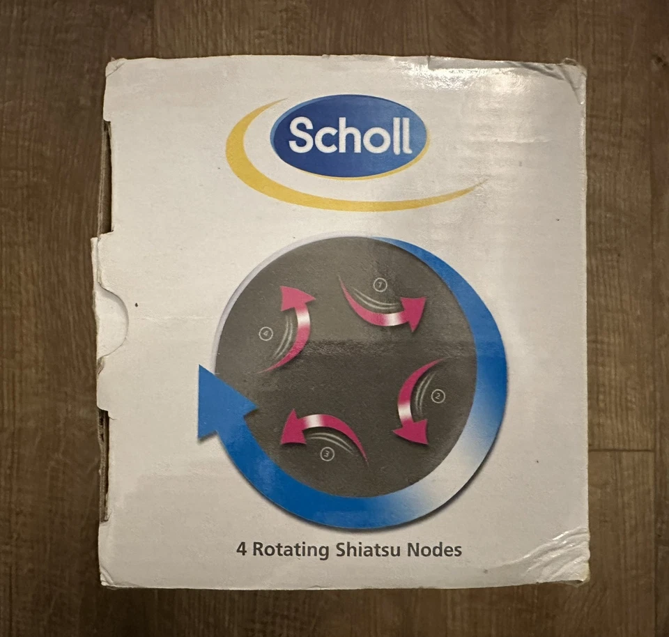 Scholl Rolling Shiatsu Masajeador Espalda Cuerpo Piernas Masaje Relajante Portátil Mujer Foto 3 de 4
