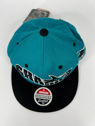 Rare Zephyr Z San Jose Sharks Hat Original Snapback Embroidered NWT - Picture 18 of 21
