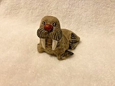 Walrus Figurine Hand Made In Japan 2 1/2" Tall x 3" x 2 1/2"