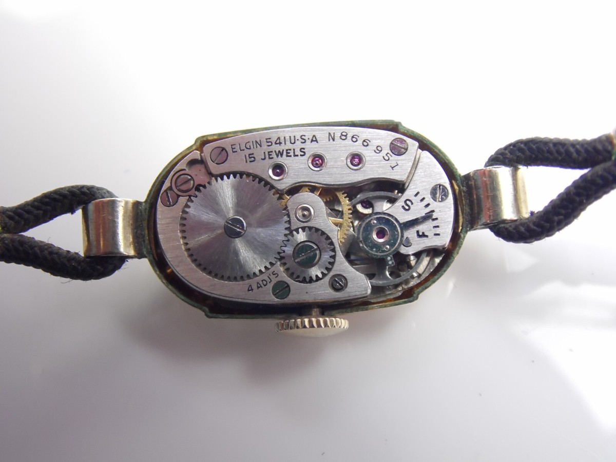 ELGIN  腕時計レディース Vintage Silver-tone Elgin Women's Watch with Stainless Steel