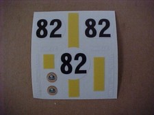 1/24 slotcar 1/24 scale Vintage slot car Decal sheet for Russkit Lotus 38