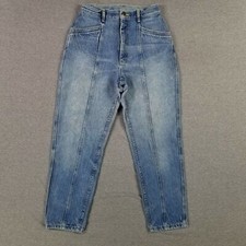 Vintage Lee Jeans Size 11 USA MADE Retro 90s Faded Wash Heavy 100% Cotton