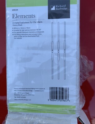 Richard Burbidge Black Metal Balusters For Stairs | eBay UK