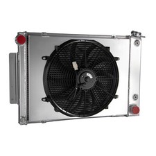 CC370 3 Rows Radiator Shroud Fan For 19671968 969 Chevy Camaro Pontiac Firebird