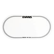 Evans EQ Clear Poly Bass Beater Double Pedal Impact Pads, Pack of 2, EQPC2