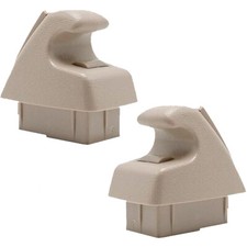 JUEGO DE 2 SOPORTES CLIP SOPORTE VISERA SOLAR BEIGE PARA GM CHEVRY BUICK CADILLAC