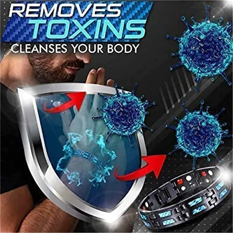 2X Magnetic Bracelet Stainless Steel Magnetic Luxury Slimming Bracelet Therapy - Image 3 of 4