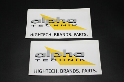 #476 Alpha Technology Accessories Race Parts Sticker Decal Bapperl Adhesive 