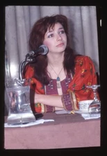 Kate Bush Candid Press Event Original 35mm Transparency Stamped