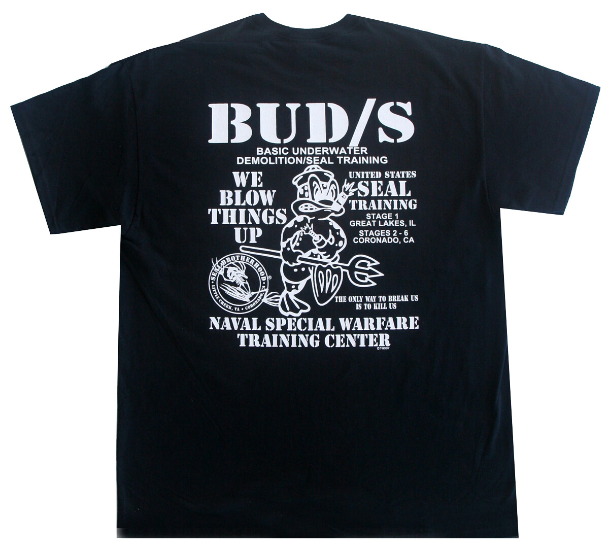 New Seal Brotherhood Training T-Shirt BUDS Military USA Patriotic Cool Tee