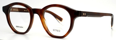GIGI STUDIOS Copernico 6779/2 Havana Unisex Round Eyeglasses 49-23-145 B:43