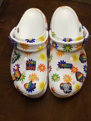 pride crocs platform
