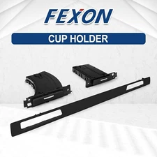 Pack of 3 For BMW E90 Car Cup Holder Set Trim Divers Passenger Side Retractable