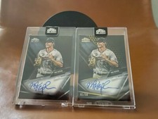 MAX KEPLER 2021 Topps Chrome Black Encased Lot 1-Base Auto 1-Gold Auto 1/50.