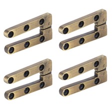 4X 90-degree Flap Hinge Scissor Hinge Folding Hinge Chicken Mouth Hinge Corner