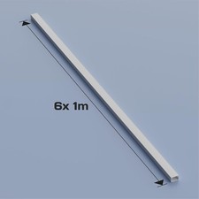 SELF ADHESIVE MINI TRUNKING WHITE PVC CABLE CONDUIT TV WIRE - ALL SIZES